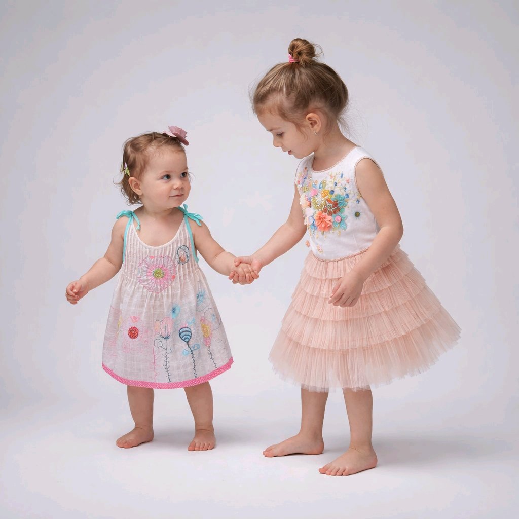APRICOT GOLD LAYERED SKIRT BIRTHDAY DRESS