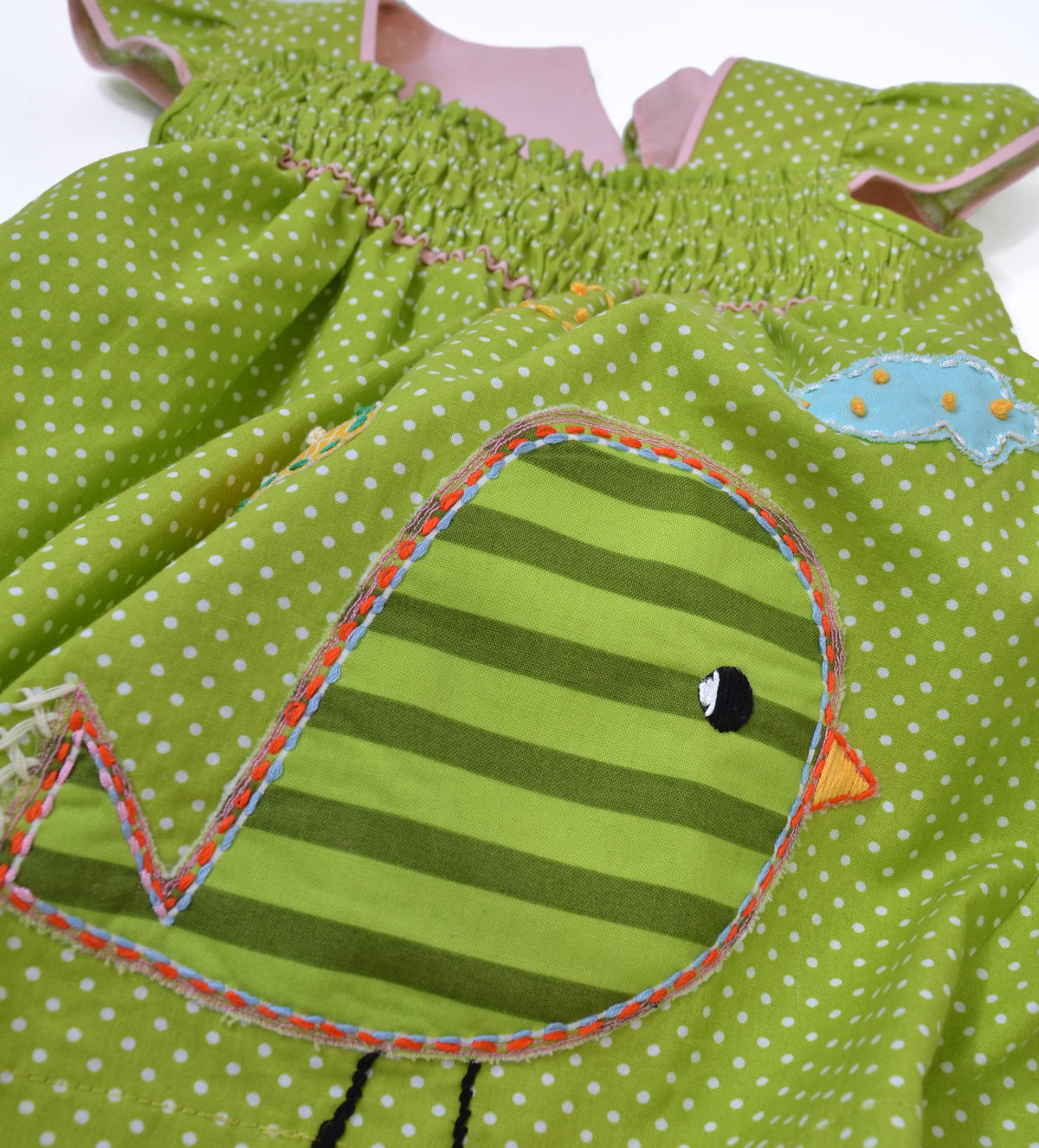 APPLE GREEN COTTON DRESS