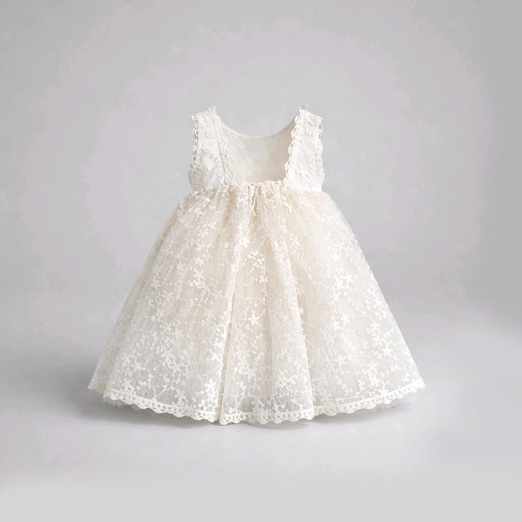 Embroidered Lace Baby Dress