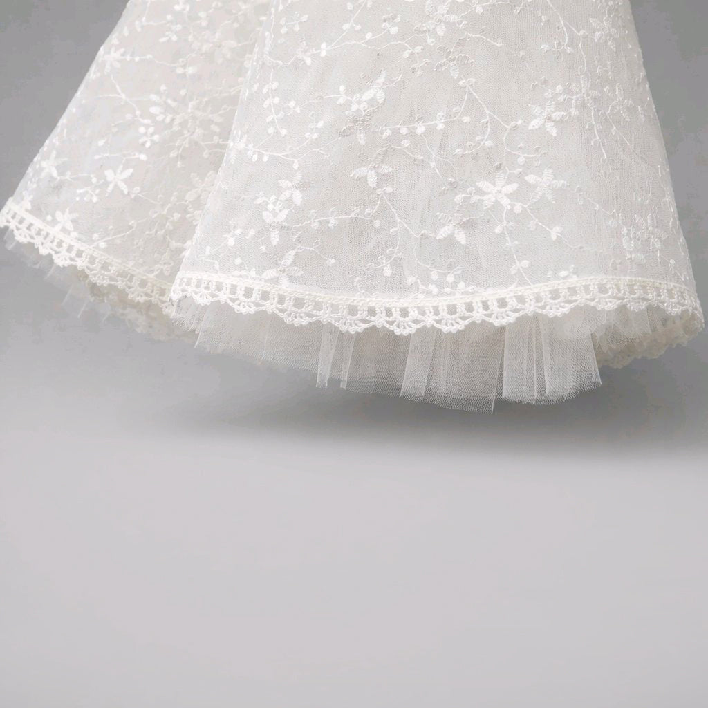 Embroidered Lace Baby Dress