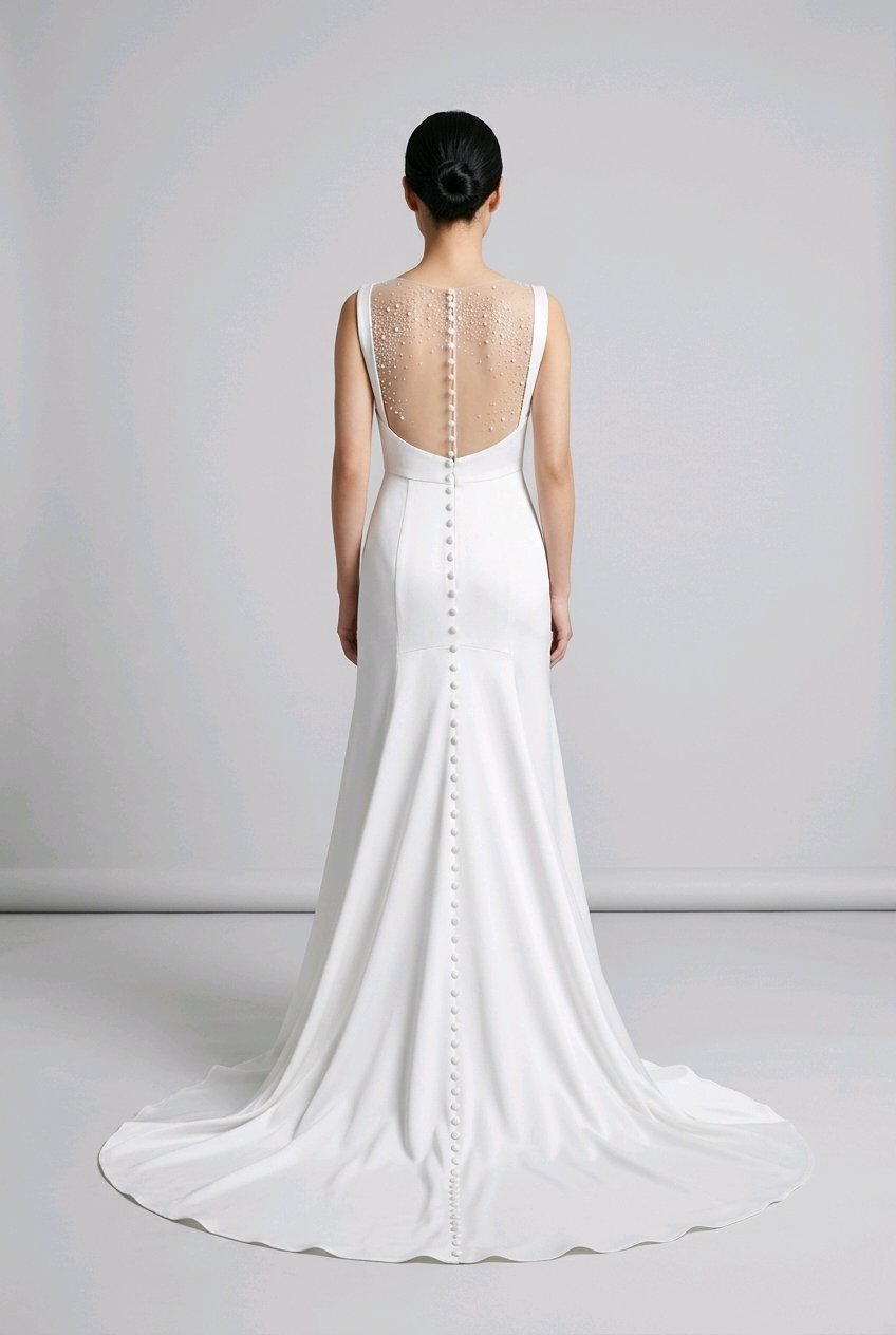 BRIDAL EMBROIYDERED SILK GOWN