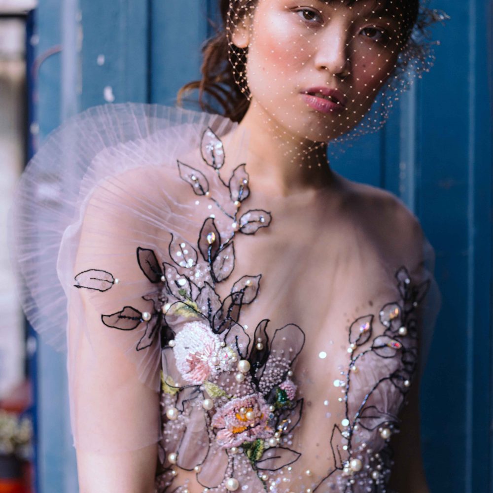 LAVANDEL PLISSEE MIDI GOWN Myoo
